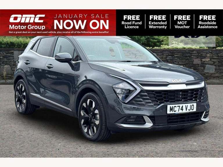 2025 Kia Sportage 1.6T GDi 241 PHEV 3 5dr Auto AWD ESTATE Petrol/Electric Hybrid Automatic