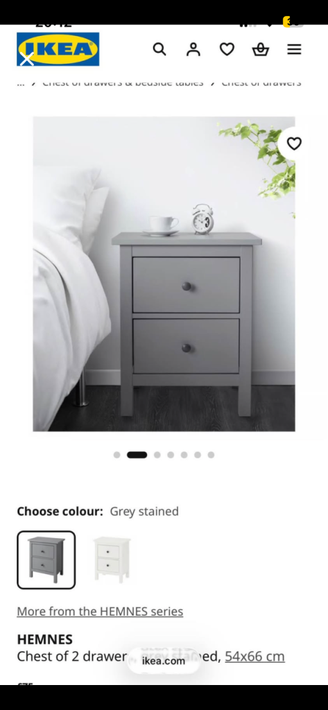 New ikea- beside tables 