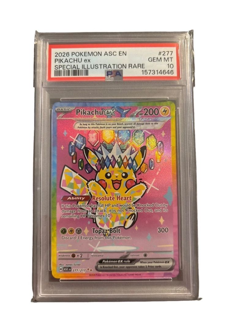 PSA 10 Pikachu EX Special Illustration Rare – GEM MT