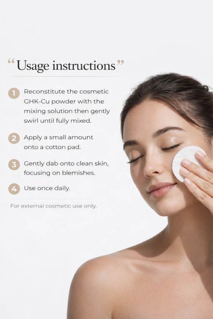 Cosmetic Facial Skin Kit | Copper Peptide (GHK-Cu) | Anti Ageing Collagen Support | FREE UK Delivery