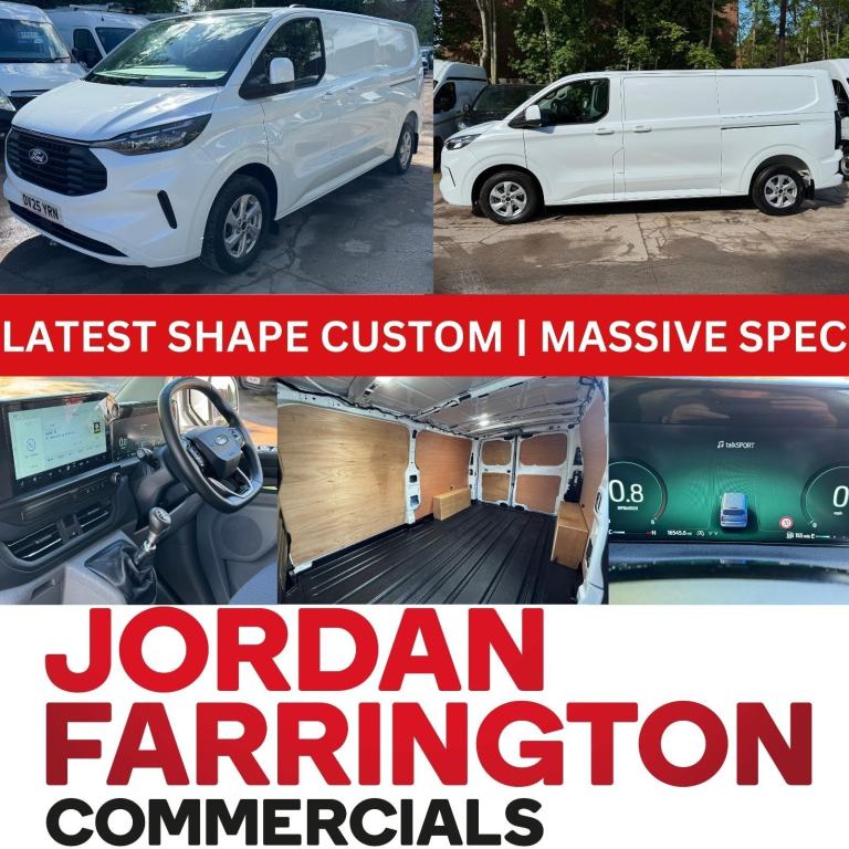 2025 FORD TRANSIT CUSTOM 2.0 320 LIMITED L2 LWB EURO 6 *AIR-CON* *HEATED SEATS*