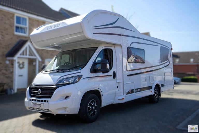 2021 Etrusco A7300 DB - 6 Berth Fixed Rear Bed, Scooter Garage - Overcab bed