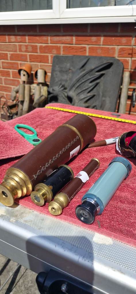 Collectible vintage telescopes 