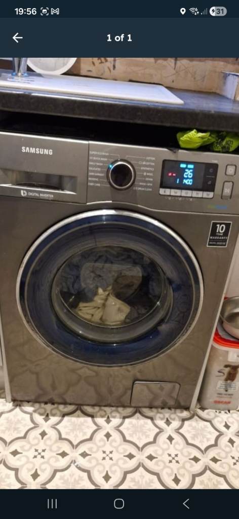 Samsung eco bubble washing machine 8kg