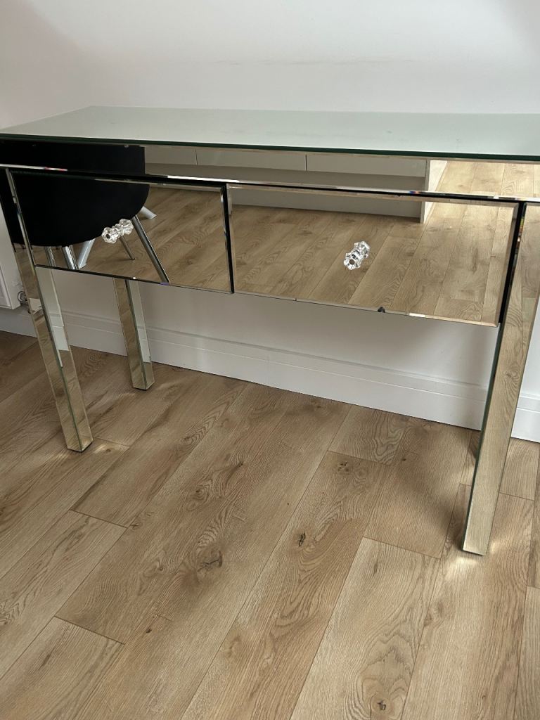 Glass dressing table