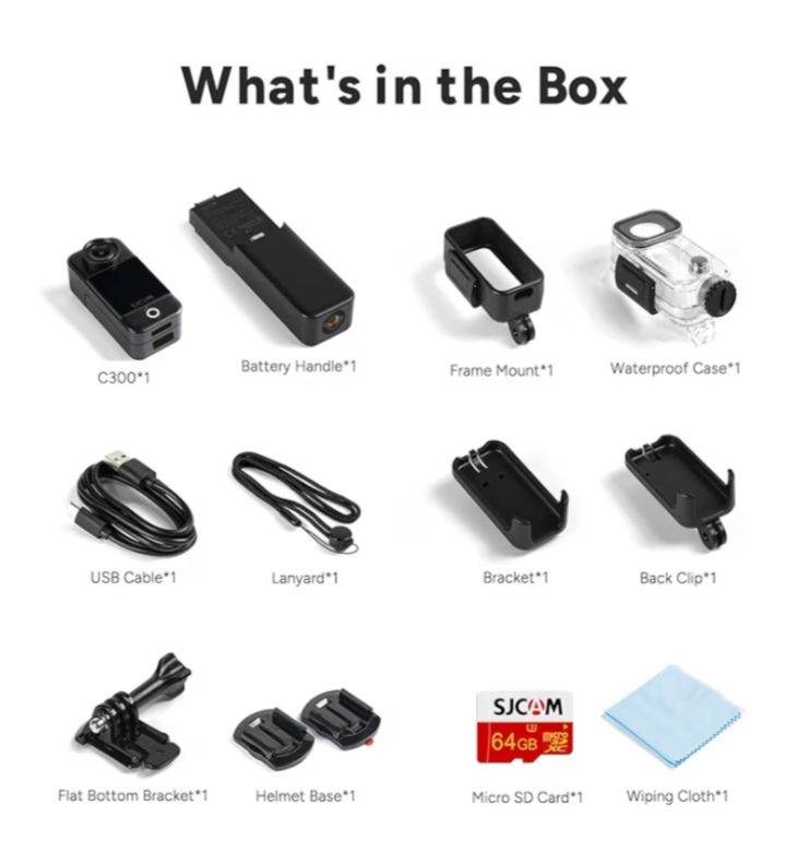 SJCAM C300 4K Vlogging camera PERFECT XMAS GIFT