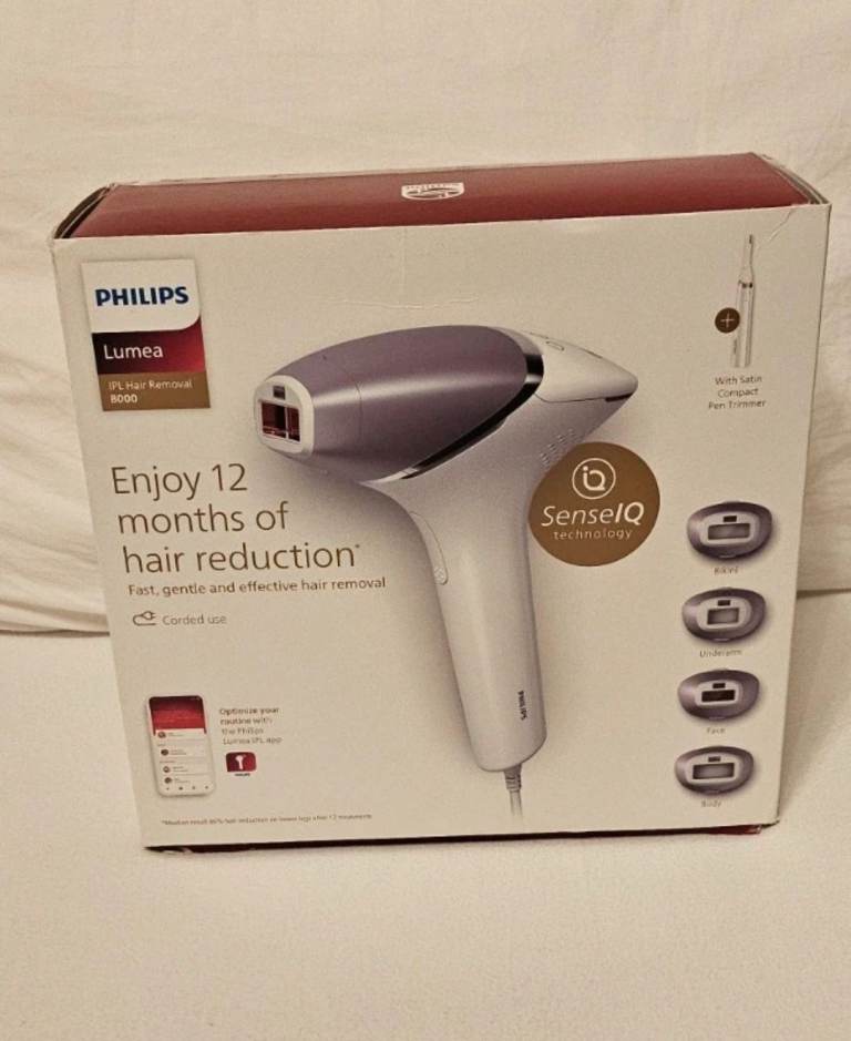 Philips Lumea IPL Hair Removal 8000 – SenseIQ