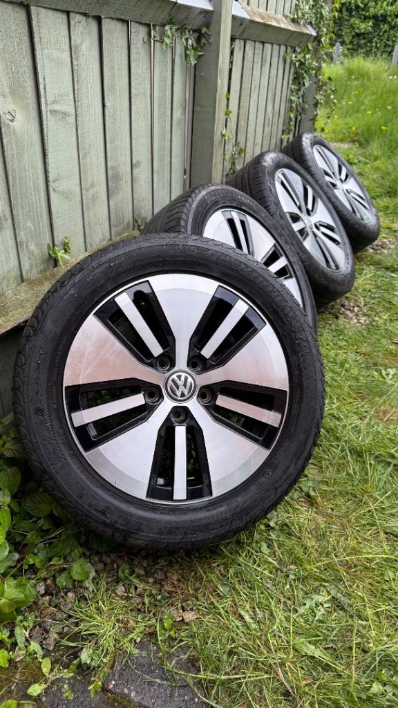 Volkswagen E-Golf 16 inch Alloy Wheels 5 x 112 Genuine Astana Eco Golf 6.5J ET46