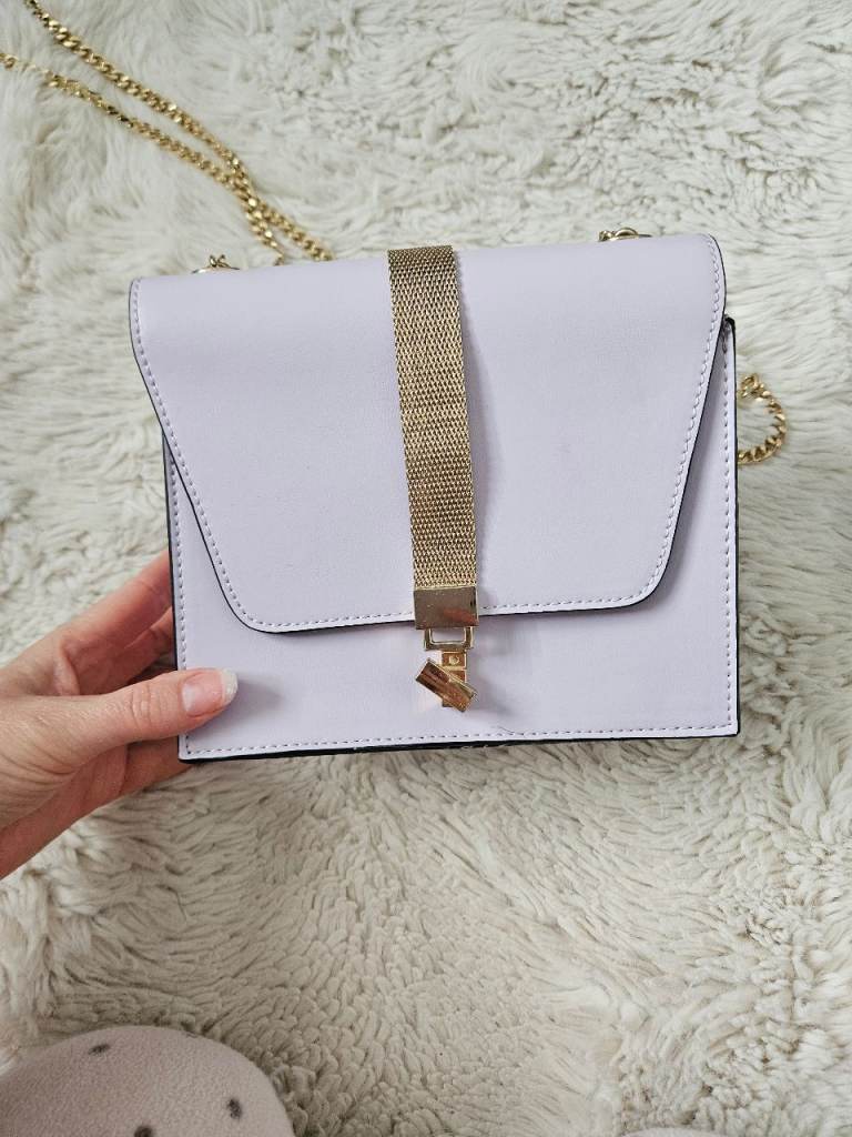 Lilac heels & bag