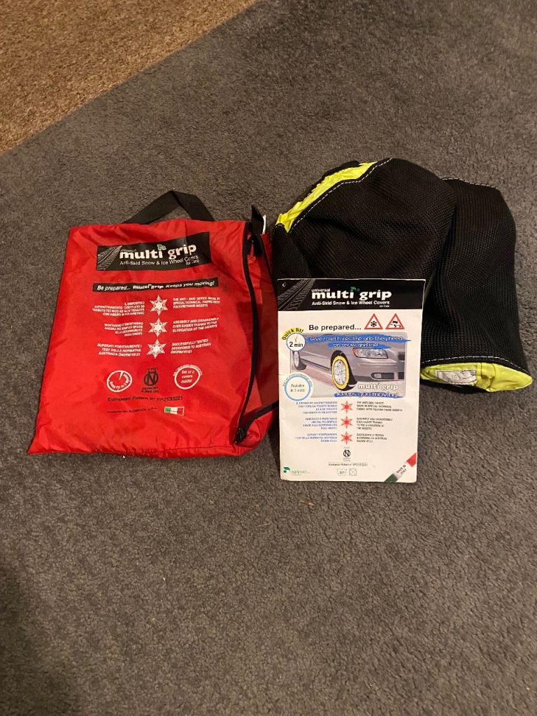 Universal multigrip antiskid snow ice wheel covers