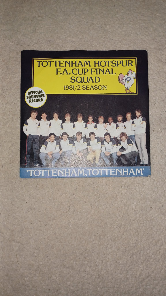Tottenham Hotspur FA Cup Final Squad 1981/2 - Tottenham Tottenham single