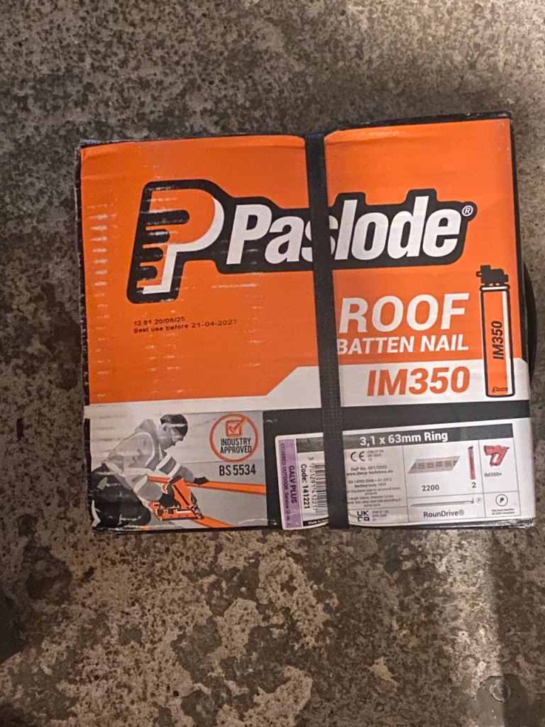 Paslode nails 63mm 