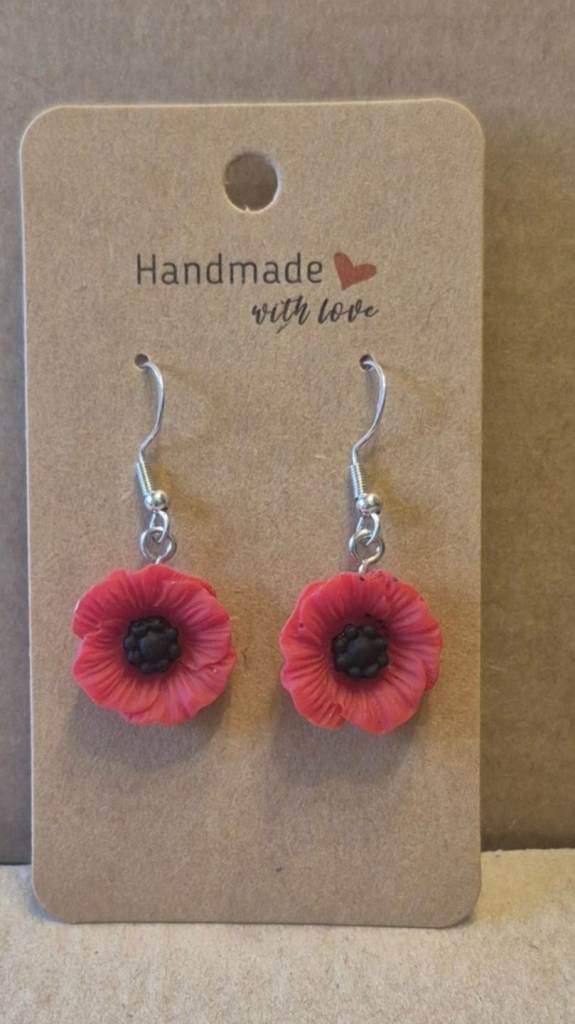 Poppy earrings 