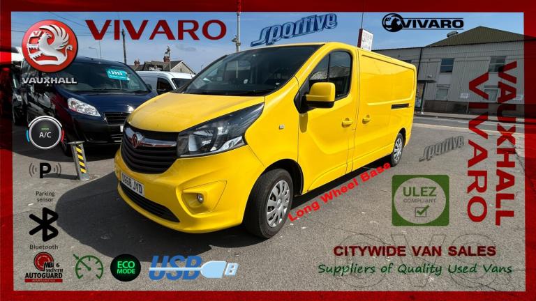 2018 Vauxhall Vivaro 2900 1.6CDTI 120PS Sportive H1 Van NO VAT PANEL VAN Diesel Manual