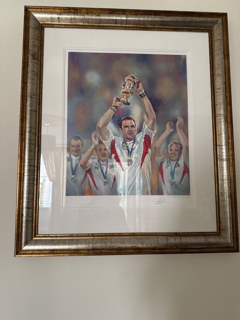 Rugby World Cup signed print 2003 