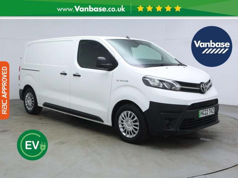 2022 Toyota ProAce 75kWh Icon Medium Panel Van 6dr Electric Auto MWB (7kW OBC) (136 bhp) Panel Va...