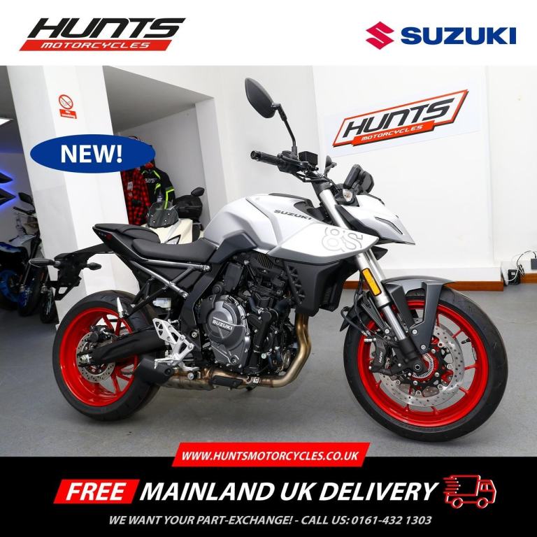 NEW Suzuki GSX-8S. Matt Sword Silver. JUST £7,499 ON THE ROAD (NO ADDED FEES!)