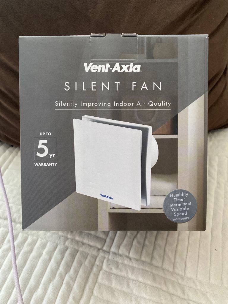 Vent-Axia Silent Fan - New in Box, Humidity Timer