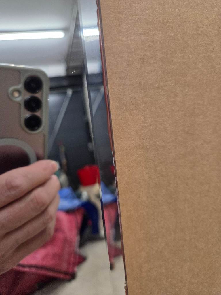 TALL BEVELLED   EDGED MIRROR 