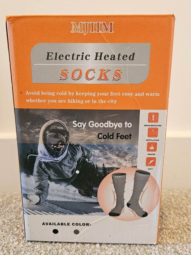 MJJIM Electric Heated Socks