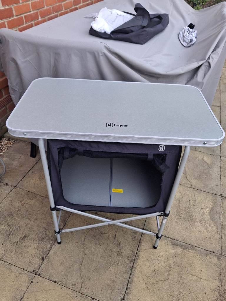 Camping kitchen work station 