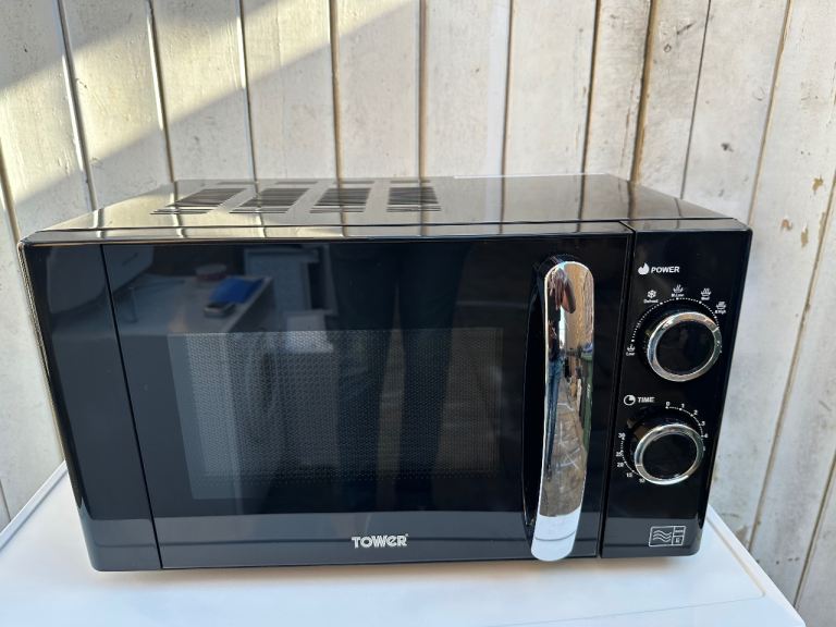 Tower Black Microwave - As Good As New