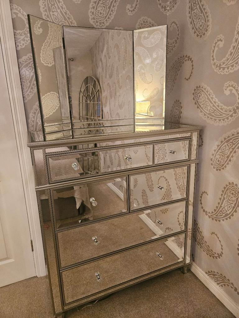 Bedroom furniture Next mirrored fleur 