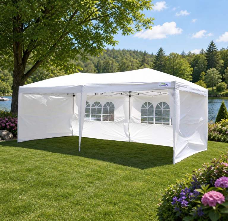 Popup Heavy Duty Gazebo white 