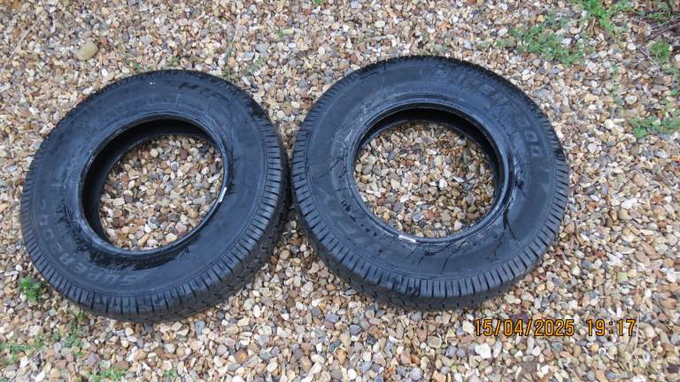 carvan or trailor tyres