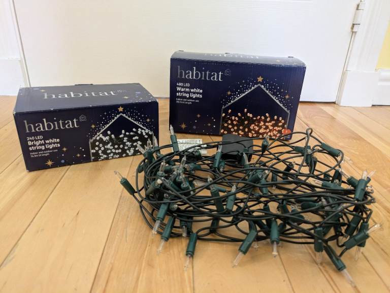 Christmas/Fairy Lights - 3 strings of varying length