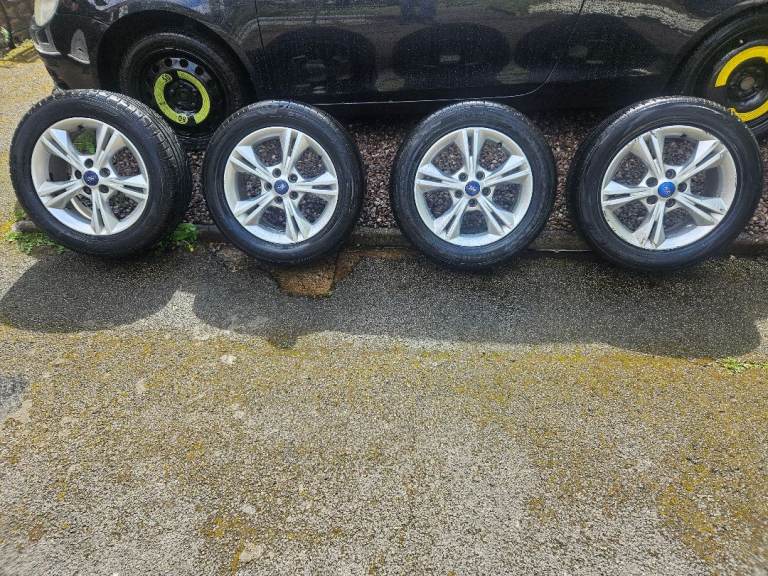 Ford 16in alloy wheels tyres set 4 pcd108 fit focus cmax connect etc  