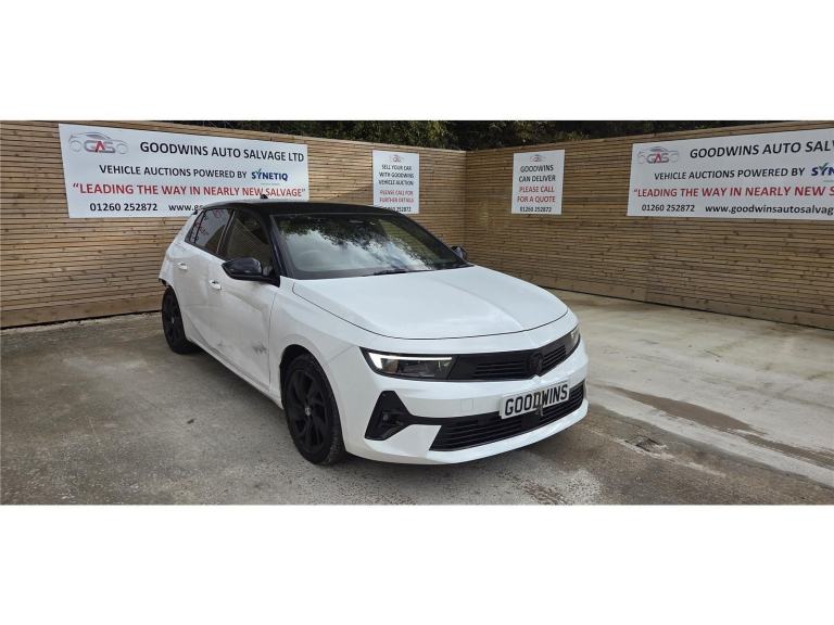 2023 73 VAUXHALL ASTRA GS 1.2 ACCIDENT DAMAGED REPAIRABLE SALVAGE