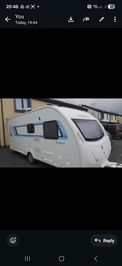 Sprite major 4 2012 4 berth with full size camptech cayman awning 
