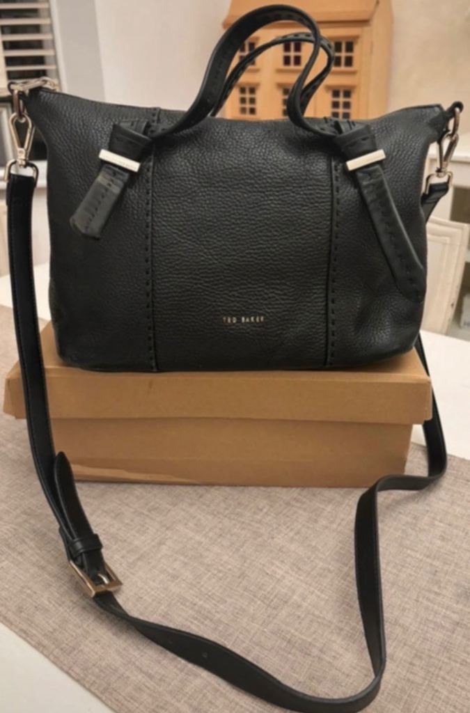 Ted Baker leather tote shoulder bag / handbag