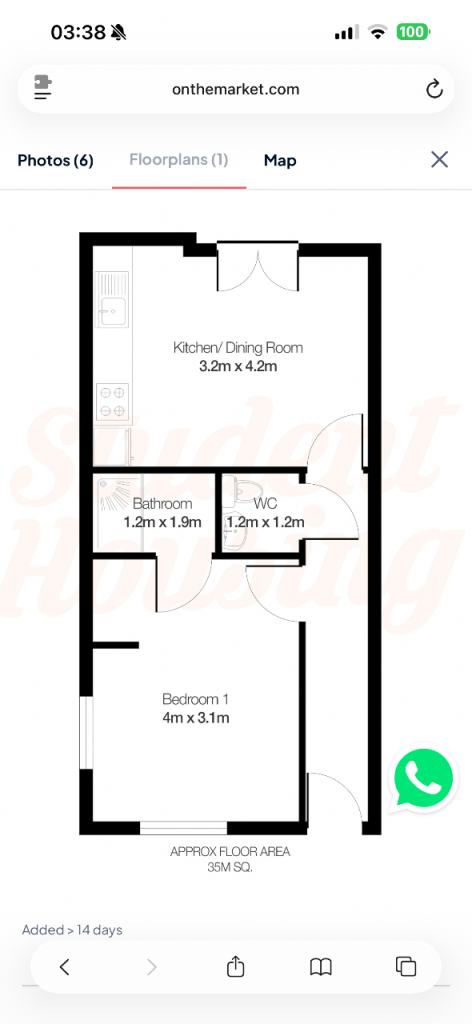 Fully furnished 1 bedroom flat - Bills Included