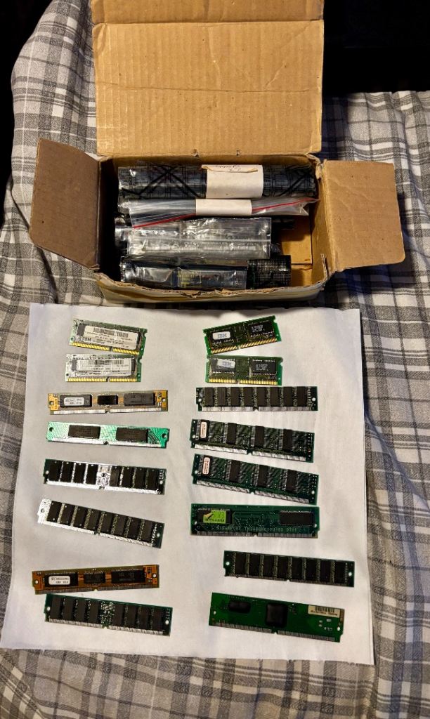 Job Lot of Mixed Computer RAM Sticks – Various Sizes