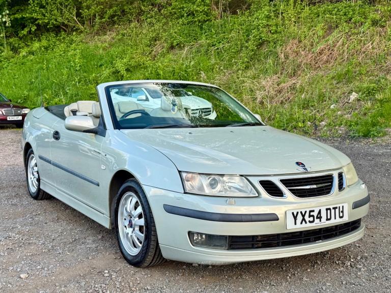2004/54 SAAB 9-3 CONVERTIBLE 93 2.0T AUTOMATIC VECTOR AUTO CABRIOLET GREY CABRIO