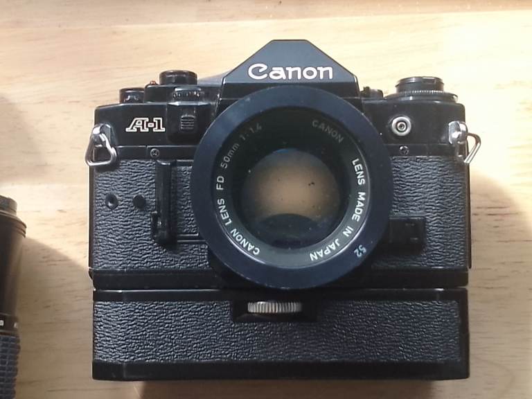Cannon A1 SLR camera 