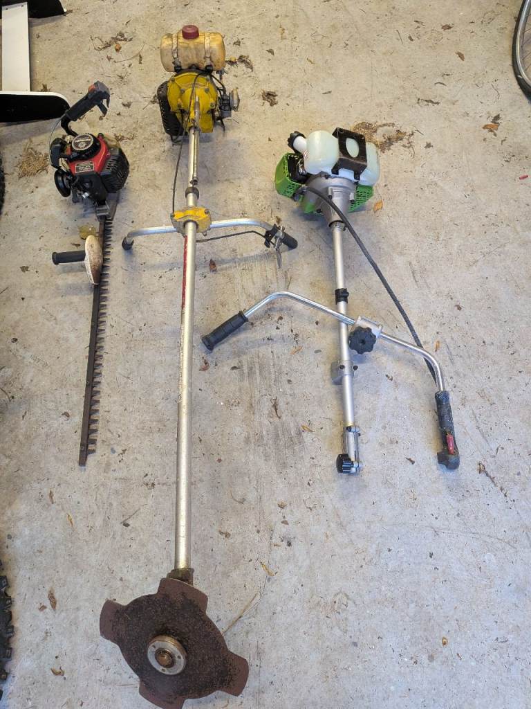 2 strimmers 1 hedge cutter all not working