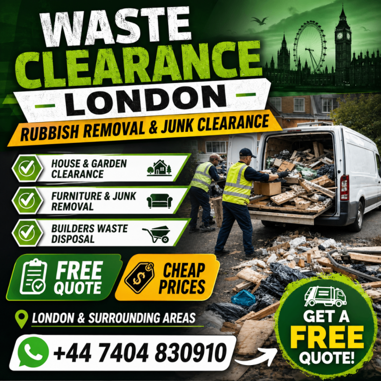 Waste Clearance London | Same Day Rubbish Removal | House, Garden & Builders Waste | Free Quote