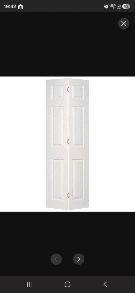 White folding Internal Door – Good Condition