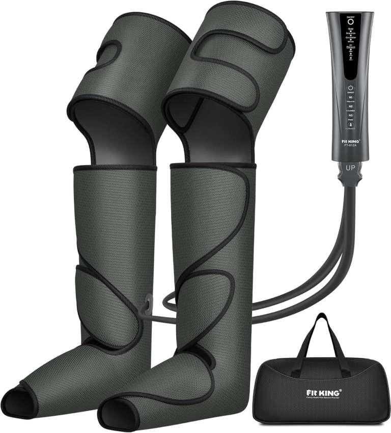 FIT KING Air Compression Leg Massager with 3 Intensities for Foot etc. / BNIB