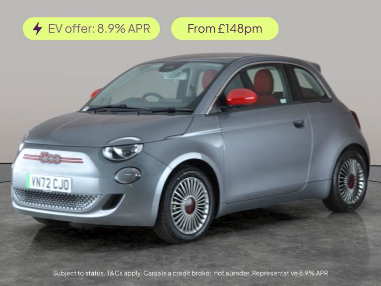 2022 Fiat 500 87kW Red 42kWh 3dr Auto Hatchback ELECTRIC Automatic