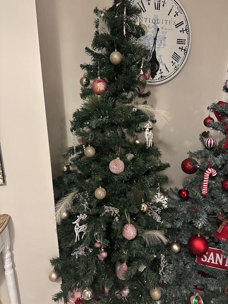 7ft evergreen Christmas tree 