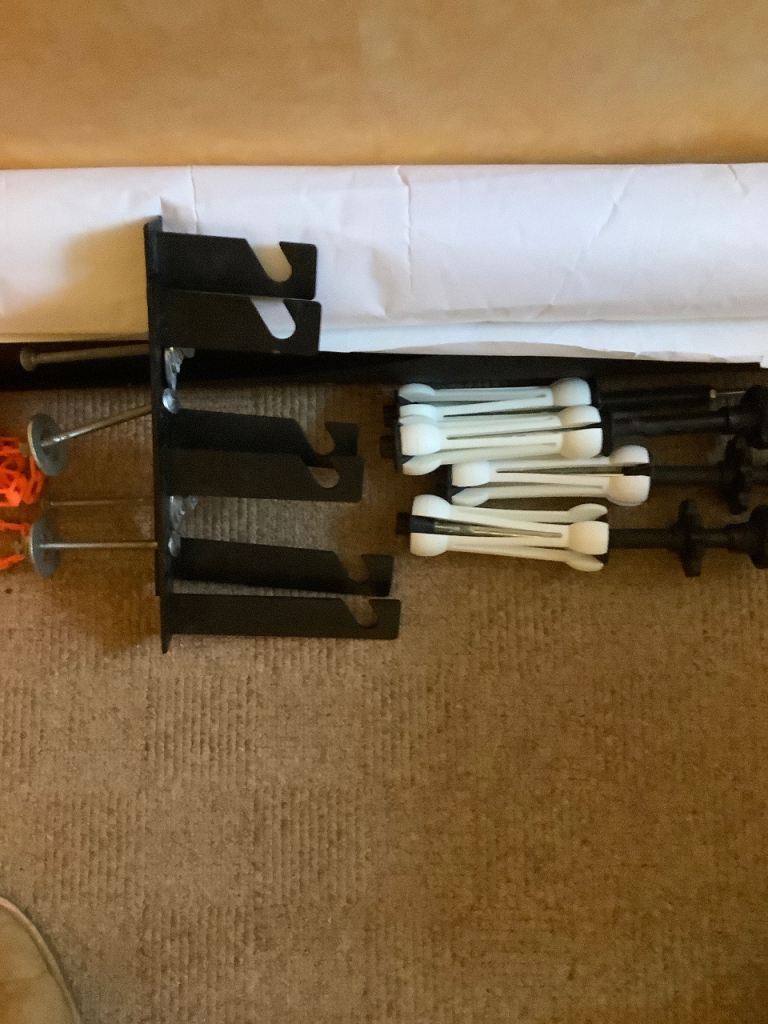 Manfrotto heads x 2 plus backdrop paper system