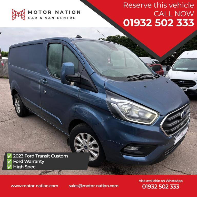 2023 Ford Transit Custom 2.0 280 EcoBlue Limited Panel Van 5dr Diesel Manual L1 H1 Euro 6 (s/s) (...