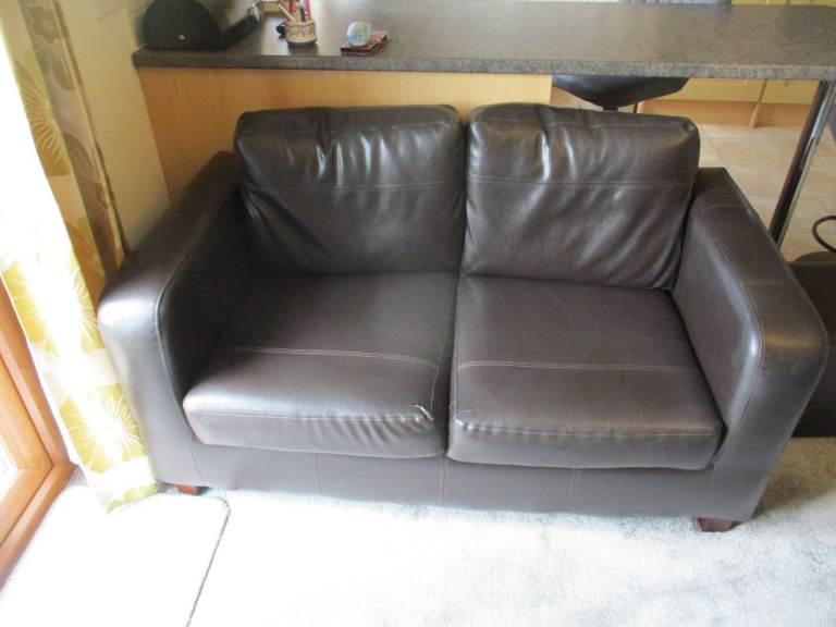 **Free, collection from Gretna** Nice small sized two seater sofa