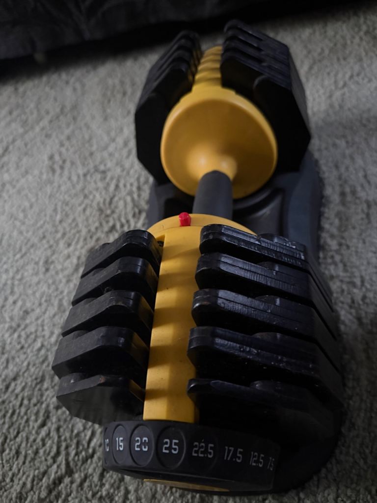 Adjustable Dumbbell – Space-Saving Home Gym Weight