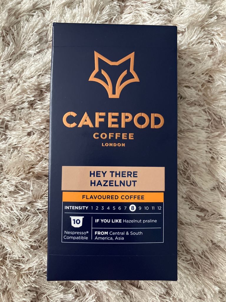 Cafepod Hey There Hazelnut Flavoured Coffee Nespresso Pods Cafe Pod Praline