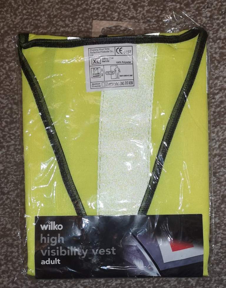 New high vis ability vest adult XL